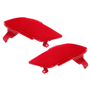 Top Gear Motors Rear Bumper Reflector Light Set for Honda HR-V 2016–2022 Left and Right Red Lens Direct Replacement