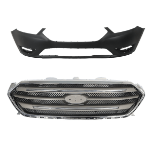 Top Gear Motors Front Bumper Cover and Grille Assembly for Ford Taurus 2013–2019 Primed Replacement
