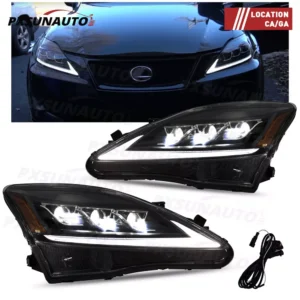 LED DRL Signal Projector Headlight Assembly For 2006-2013 Lexus IS250 IS350
