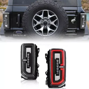 Pair LED Tail Lights Rear Brake Lamps For Ford Bronco 2021 2022 2023 Left&Right