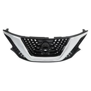 Top Gear Motors Front Upper Grille for Nissan Murano 2015–2018 Chrome and Black ABS