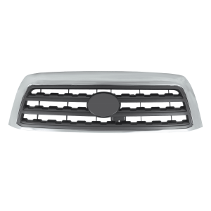 Top Gear Motors Front Upper Grille Assembly for Toyota Sequoia 2008–2016 Chrome Shell with Gray Insert Replacement