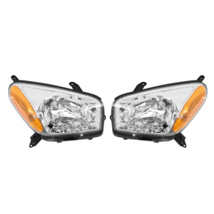 Top Gear Motors Halogen Headlight Assembly Pair Left and Right for Toyota RAV4 2001–2003 Factory Style Direct Replacement