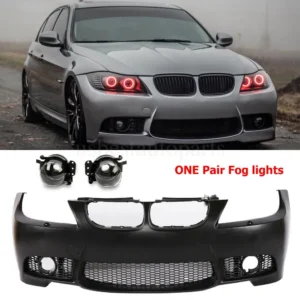 Front Bumper M3 Style Fit for BMW E90 E91 3-Series + Fog lights 2009-2011