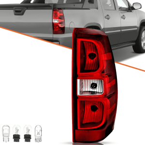 Top Gear Motors Halogen Tail Light for Chevrolet Avalanche 2007–2013 Rear Right Passenger Side with Bulbs Assembly