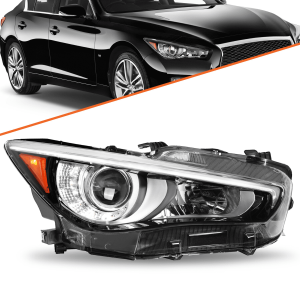 Top Gear Motors Headlight for Infiniti Q50 2014–2022 Right Passenger Side LED without AFS