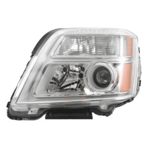 Top Gear Motors Left Driver Side Halogen Headlight Assembly for GMC Terrain 2016–2017 Chrome Housing Clear Lens Direct Replacement