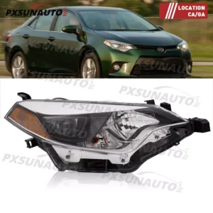 Headlights For 2014 2015 2016 Toyota Corolla Headlamps Right RH Passenger Side