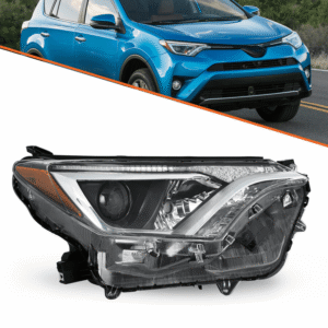 Top Gear Motors Halogen Projector Headlight for 2016–2018 Toyota RAV4 Right Passenger Side