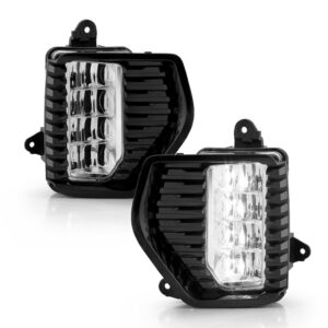 For 2019 2020 2021 2022 GMC Sierra 1500 LED Fog Lights Bumper Lamps W/ Switch