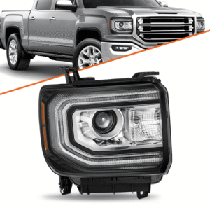 Top Gear Motors Headlight for 2016–2018 GMC Sierra 1500 HID/Xenon with LED DRL Passenger Right Side OE-Style Assembly