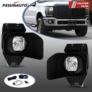 Fog Lights Driving Lamp for 2011-2016 Ford F250 F350 F450 Superduty Left+Right