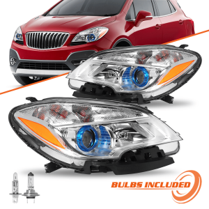 Top Gear Motors Headlights for 2013–2016 Buick Encore Halogen Left and Right Pair