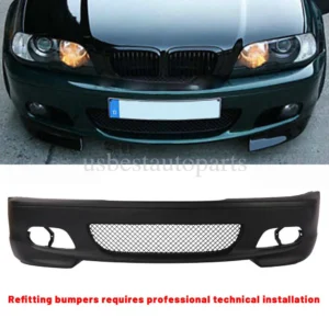 M-Tech II Style Front Bumper Fit for 2000-2006 BMW E46 3-Series 2dr Coupe