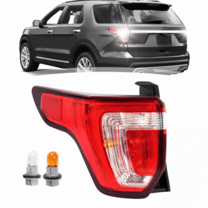 Top Gear Motors Tail Light Assembly Driver Side for Ford Explorer 2016-2019 with Bulb
