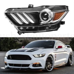 Fits 2015 2016 2017 Ford Mustang Left Headlight Replacement HID/Xenon W/LED DRL
