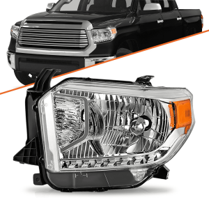 Top Gear Motors Headlight for Toyota Tundra 2014–2017 Left Driver Side with Level Adjuster