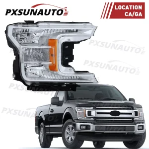 For 2018 2019 2020 Ford F150 Halogen Headlights Headlamp Assembly Right Side RH