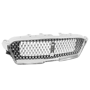 Top Gear Motors Front Upper Grille for Lincoln MKZ 2017–2019 Nickel-Plated Replacement Assembly