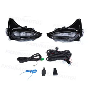 Fit 2017-2019 Toyota Corolla L LE XLE Daytime Running Fog Lights KIT Fog Lamps
