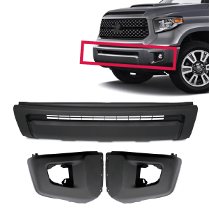 Top Gear Motors 2014–2021 Toyota Tundra Front Bumper Cover Set with Lower Grille & Side End Caps