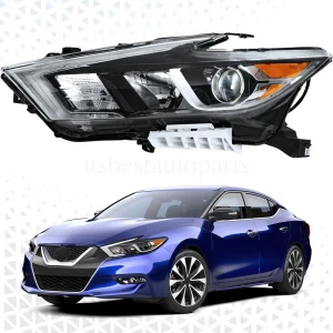 Driver Headlight Headlamp LH Left W/ LED DRL For 2016 2017 2018 Nissan Maxima
