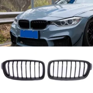 Matte Black Grills Front Kidney Grill For BMW F30 3-Series 2012-2016