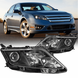 Top Gear Motors Headlights for Ford Fusion 2010–2012 Halogen Headlamp Assembly Left and Right Pair Set