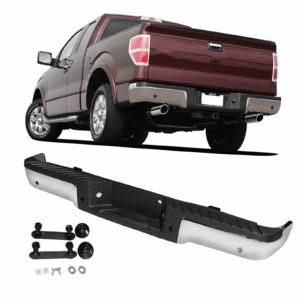 Top Gear Motors 2009–2014 Ford F-150 Styleside Steel Rear Bumper with Sensor Holes