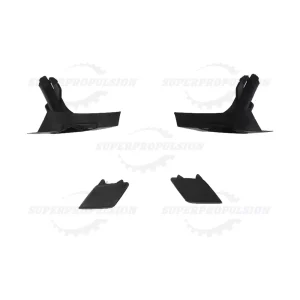 Pair Front Bumper Washer Cover unpainted Left Right fit BMW 4-Series F32/M4