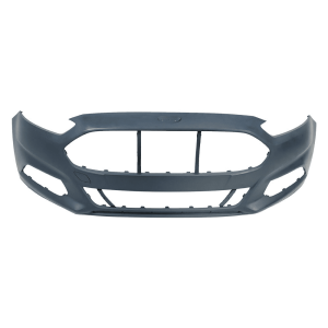 Top Gear Motors Primed Front Bumper Cover for Ford Fusion 2013–2016 Without Parking Sensor Holes Front Fascia Direct Replacement