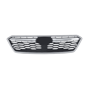 Top Gear Motors Front Bumper Upper Grille with Chrome Trim for Subaru Impreza 2017–2019, Direct Replacement