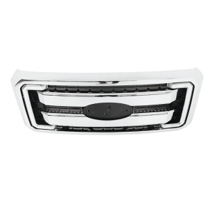 Top Gear Motors Front Upper Bumper Grille for 2011–2016 Ford Super Duty F-250 F-350 F-450 F-550 Replacement Grille Assembly