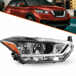 Top Gear Motors Halogen Headlight for 2017–2020 Nissan Kicks Right Passenger Side