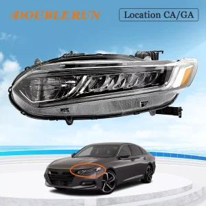 For Honda Accord 2018-2020 LED DRL Signal Headlight Left Driver Side W/O Bulb