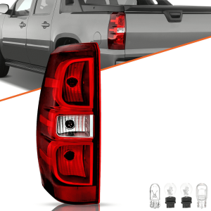 Top Gear Motors Tail Light for Chevy Avalanche 2007–2013 Halogen Rear Left Driver Side Lamp with Bulbs Included