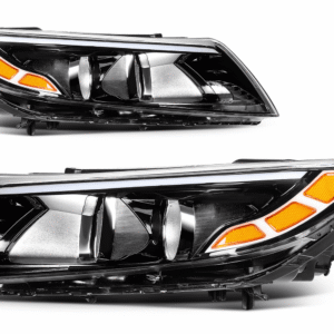 Top Gear Motors Headlight Assembly Pair for 2014–2015 Kia Optima Black Housing Left and Right Side