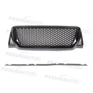 For 2005-2011 Toyota Tacoma Dragon Front Bumper Gloss Black Grill Grille