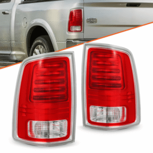 Top Gear Motors LED Tail Lights for Ram 1500, 2500, 3500 2013–2018 Left and Right Rear Lamp Assembly Pair