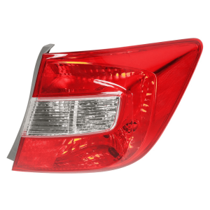 Top Gear Motors Rear Passenger Side Right Outer Tail Light for Honda Civic 2012, Halogen, Direct Replacement