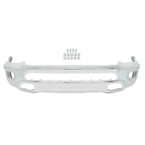 Top Gear Motors 2019-2024 RAM 1500 Steel Front Bumper Face Bar Chrome with Fog Holes