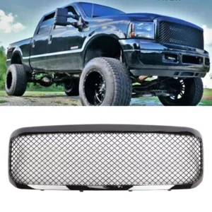 Front Mesh Hood Grille Grill Black For Ford F250 F350 1999-2004 NEW