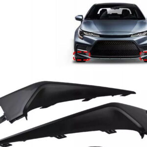 Fit For 2020-2022 Toyota Corolla SE Front Bumper Grille Lower Trim Molding 2pcs