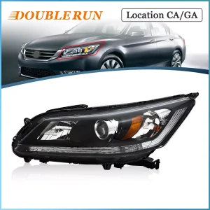 Headlight Headlamp Halogen Driver Left Side For 2013 2014 2015 Honda Accord