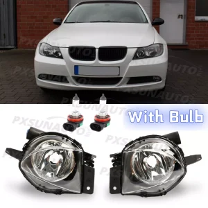BUMPER FOG LIGHT LAMPS PAIR For BMW E90 325i 328i 330i 335i 2006-2008