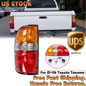 Left Tail Light Tail lamp Assembly Driver Side LH For Toyota Tacoma 2001-2004