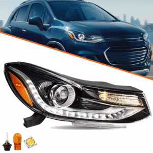 Top Gear Motors Projector Headlight for Chevy Trax 2017–2022 Right Passenger Side with LED DRL