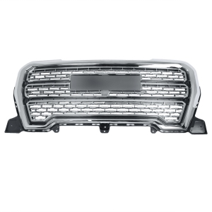 Top Gear Motors Front Upper Grille for GMC Sierra 1500 Denali 2019–2021 Chrome Replacement Assembly