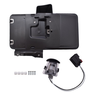 Top Gear Motors Rear License Plate Light Mounting Holder for Jeep Wrangler JK 2007–2017, Direct Replacement