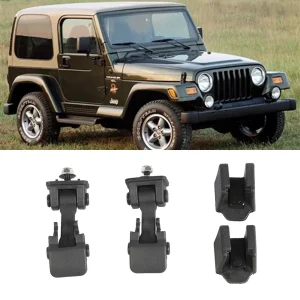 New Front Hood Latch Hood Lock Catch Hood Latches Fit for Jeep Wrangler TJ 97-06